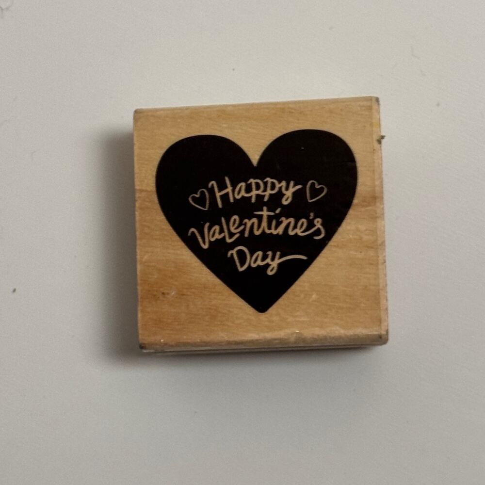 Valentine's Day Heart Craft Scrapbook Journal Stamp